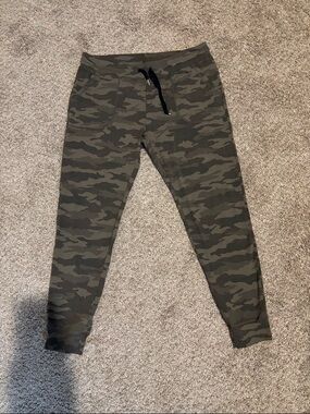 ZYIA Camo Drawstring Joggers - Olive Green 2X